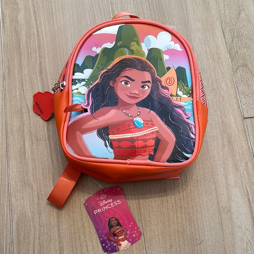 Disney Moana Vibrant Orange Kids Backpack